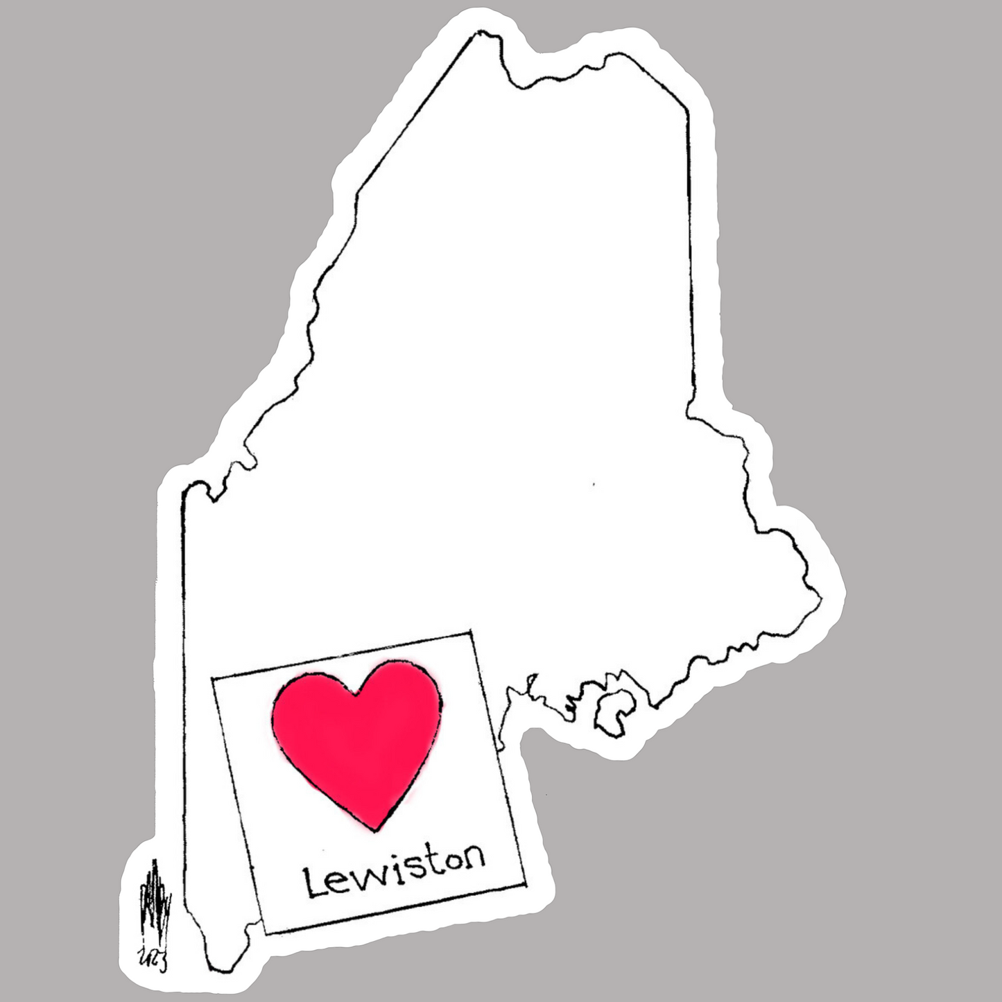 Lewiston sticker
