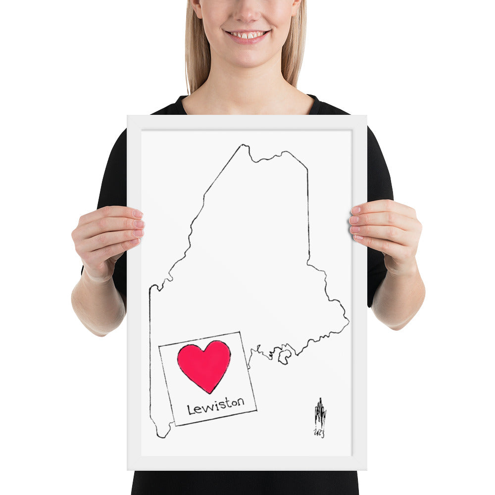 Lewiston Framed Poster