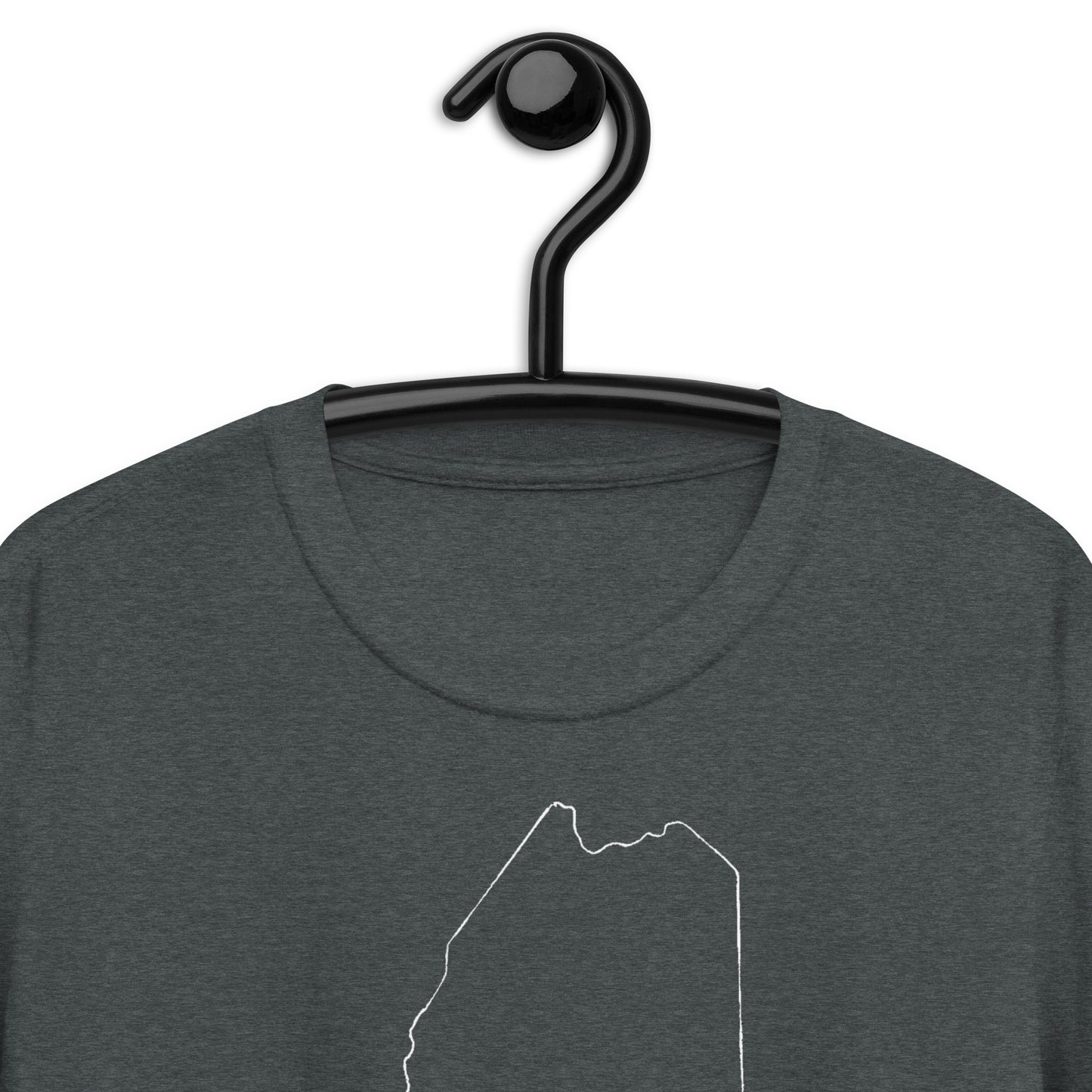 Lewiston Short-Sleeve Unisex T-Shirt White Outline