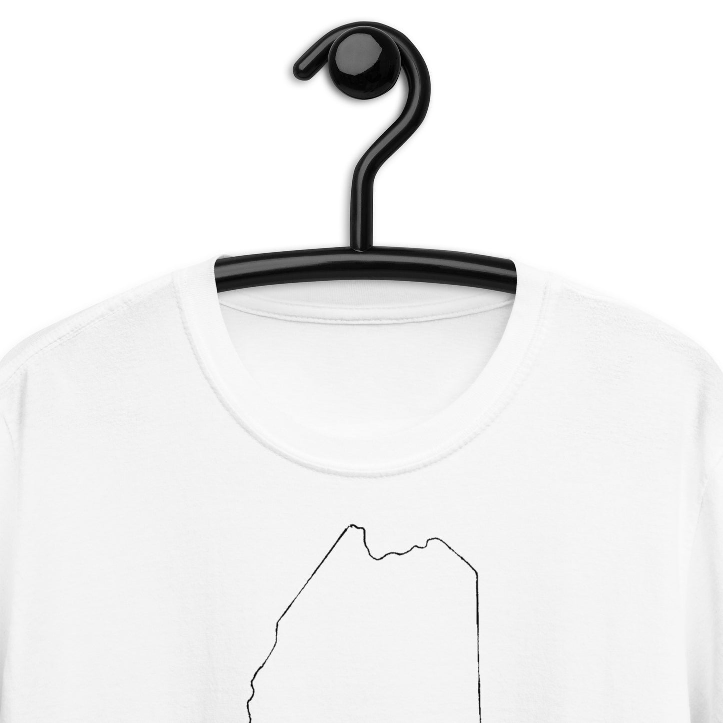 Lewiston Short-Sleeve Unisex T-Shirt Black Outline