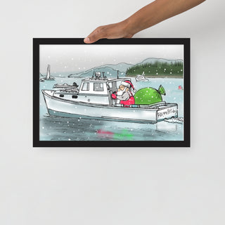 Danby Holiday Framed Boat Poster