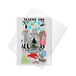 Danby Maine 200th Greeting Card