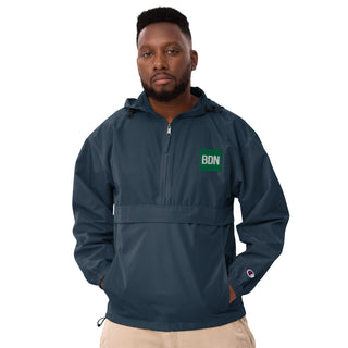 BDN Logo Embroidered Champion Packable Jacket